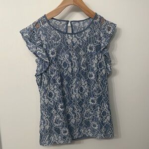 WHBM Lace Top
